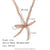 Fashion Bowknot Geometric Stainless Steel Electroplating Necklaces