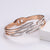 Women Korean Metal Diamond Crown Stainless Steel Bangles