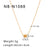 IG Style Heart Heart Geometric Stainless Steel Electroplating Necklaces