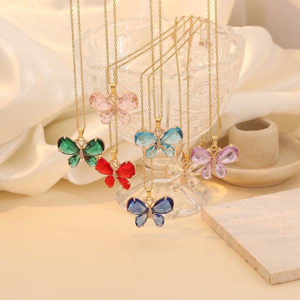 Fashion Butterfly Insect Stainless Steel Pendants