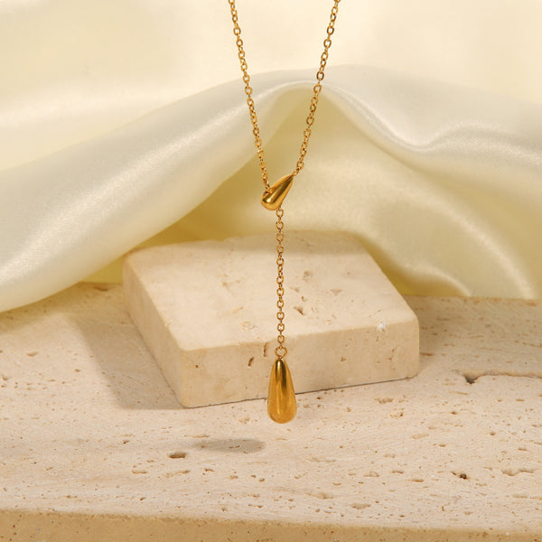 IG Style Stainless Steel 18K Gold Plated Necklaces