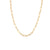 Minimalist Paperclip Geometric Stainless Steel 18K Gold Plated Necklaces