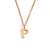 Fashion Letter Number Geometric Text Stainless Steel 18K Gold Plated Necklaces