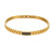 Minimalist Stripe Stainless Steel 18K Gold Plated Bangles