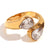 Fashion Niche Circle Geometric Stainless Steel 18K Gold Plated Rings