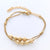 Niche Women Circle Geometric Stainless Steel Electroplating Bracelets