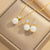 Moderate Luxury Round Geometric Artificial Pearl Electroplating Necklaces