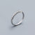 925 Sterling Silver Minimalist Round Geometric 925 Sterling Silver Electroplating Rings