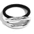 Fashion Circle Titanium Steel Electroplating Hair Ties