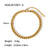 Women Minimalist Geometric 18K Gold Plated Anklets