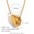 Minimalist Irregular Geometric Stainless Steel 18K Gold Plated Necklaces