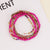 Women Fashion Wave Plastic Handmade Bracelets