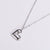 Japanese / Korean Women Metal Chain Diamond Doll Stainless Steel Electroplating Pendants