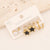 Expressive Star Heart Stainless Steel Oil Dripping Earrings