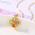 Korean Women Four-leaf Clover Titanium Steel Diamond Inlay Necklaces