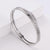 Japanese / Korean Women Diamond Stainless Steel Bangles