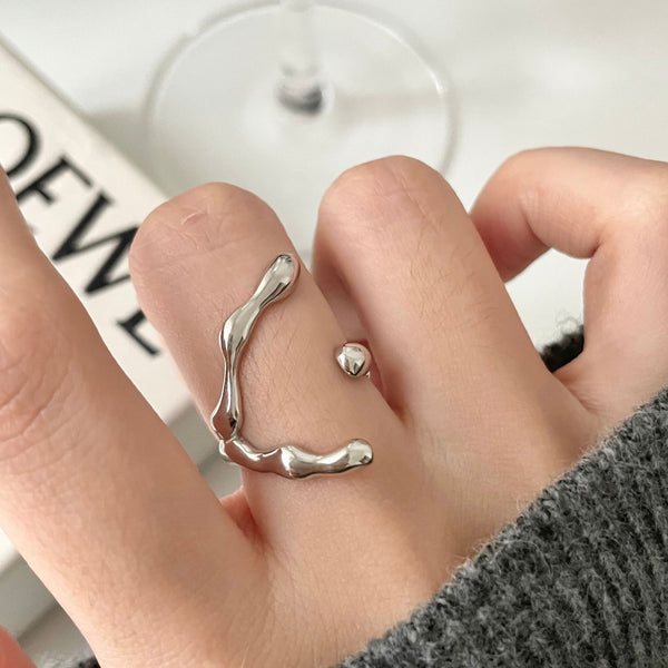 925 Sterling Silver Women Silver Silver Plating Rings