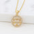 Women Diamond Metal Animal Zodiac Sign Copper Necklaces