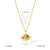 IG Style Octagram Chain Flower Geometric Stainless Steel Electroplating Necklaces