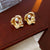 Medieval Flower Flower Alloy Electroplating Earrings