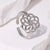 Open Ring Minimalist Flower Stainless Steel Electroplating Rings