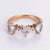 Cute Heart Heart Stainless Steel Electroplating Rings