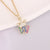 Women Letter Crown Copper Electroplating Pendants