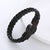 Men Mixed Color Leather Electroplating String Bracelets