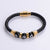 Cute & Edgy Men Irregular Rhombus Titanium Steel Electroplating Bracelets