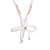 Fashion Bowknot Stainless Steel 18K Gold Plated Necklaces