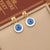 Expressive Eye Stainless Steel Oil Dripping Necklaces