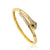 Minimalist Snake Snake Zircon Electroplating Bangles