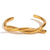 Minimalist Circle Stainless Steel 18K Gold Plated Bangles