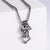 Retro Men Vintage Metal Skull Retro Geometric Vintage Chain Skull Stainless Steel Pendants