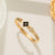 Moderate Luxury Titanium Steel 18K Gold Plated Bangles