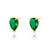 Luxurious Droplet Droplet Copper Drop Earrings