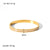 IG Style Circle Stainless Steel Electroplating Bangles