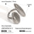 IG Style Irregular Stainless Steel Electroplating Rings