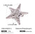 Vacation Starfish Animal Stainless Steel Electroplating Brooches