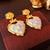 Retro Vintage Heart Heart Alloy Electroplating Earrings