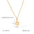 IG Style Chain Geometric Stainless Steel Titanium Steel Electroplating Necklaces