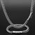 Unisex Hip Hop Chain Stainless Steel Electroplating Jewelry Sets