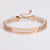 Women Minimalist Irregular Geometric Stainless Steel Electroplating Bracelets