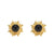 Fashion Round Circle Geometric Stainless Steel 18K Gold Plated Earrings