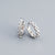 925 Sterling Silver Korean Chain Geometric Silver Electroplating Stud Earrings