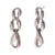 Minimalist Irregular Chain Geometric Stainless Steel 18K Gold Plated Stud Earrings