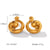 IG Style Music Note Geometric Stainless Steel Electroplating Earrings