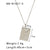 IG Style Heart Geometric Stainless Steel Electroplating Necklaces