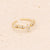 Women Fashion Eye Star Copper Zircon Inlay Rings