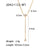 IG Style Ellipse Geometric Stainless Steel 18K Gold Plated Necklaces